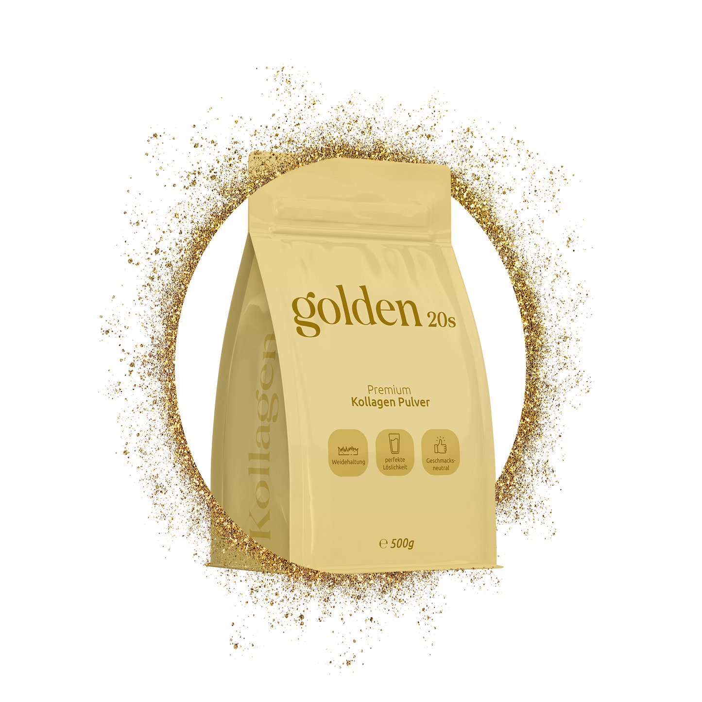 Golden20® Kollagenpulver 500g – hochwertiges Nahrungsergänzungsmittel für Haut, Haare und Gelenke von NaturGEG Vital GmbH