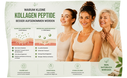 Kollagen Pulver 500g – Multi Collagen Typ 1 2 3 5 & 10 Hydrolysat – Geschmacksneutral – Mastervalley®