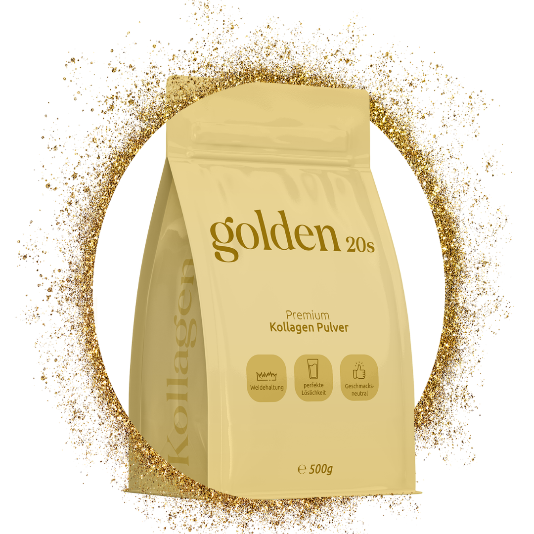Kollagen Pulver 500g – Typ 1 2 3 Hydrolysat aus Weidehaltung - Geschmacksneutral – Golden20®