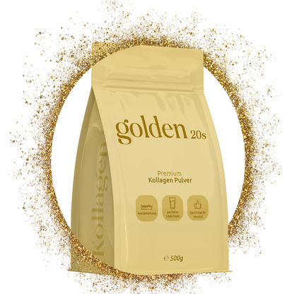 Kollagen Pulver 500g – Typ 1 2 3 Hydrolysat aus Weidehaltung - Geschmacksneutral – Golden20®