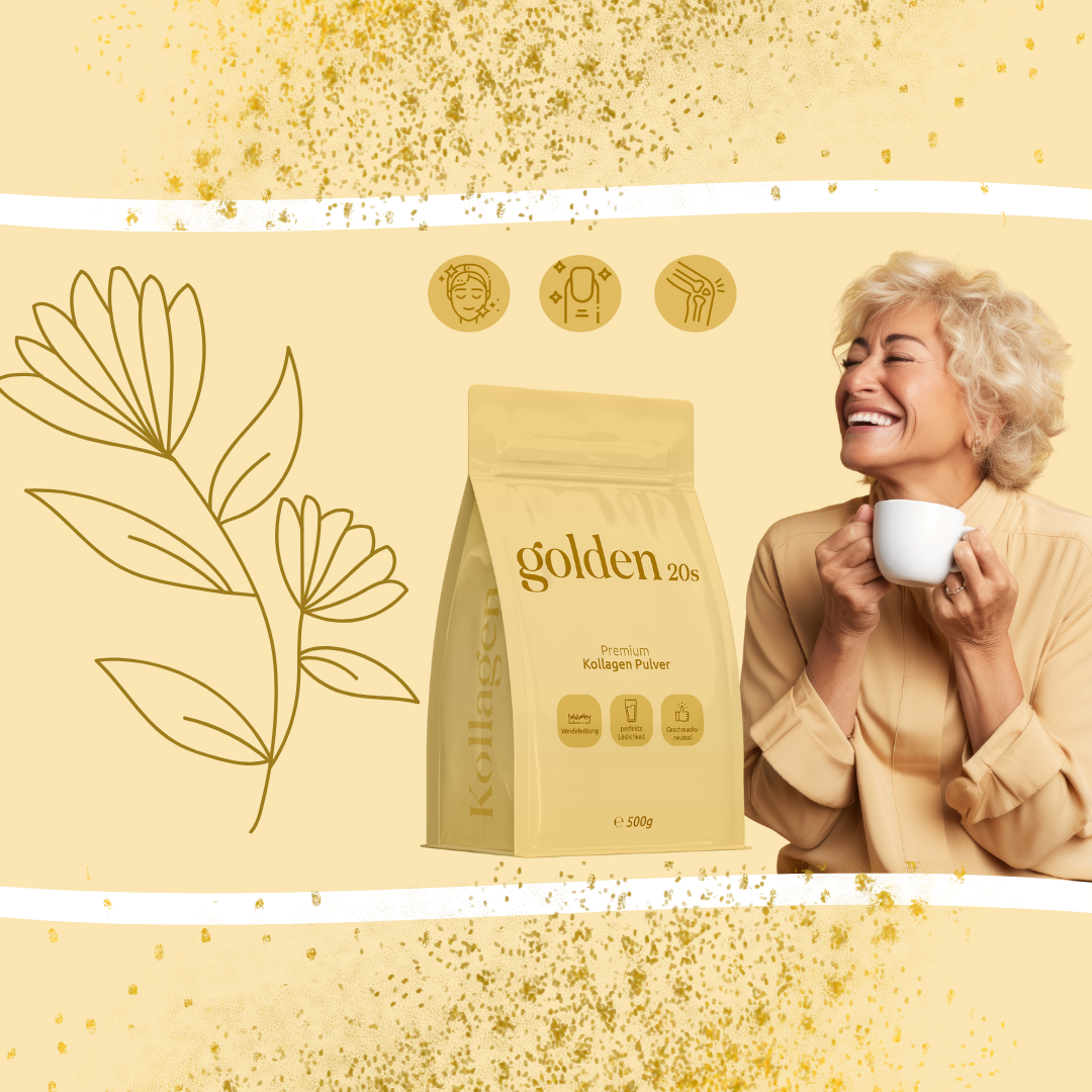 Kollagen Pulver Jahresvorrat 8 x 500g – Kollagen Hydrolysat Typ I, II & III aus Weidehaltung – Golden20®